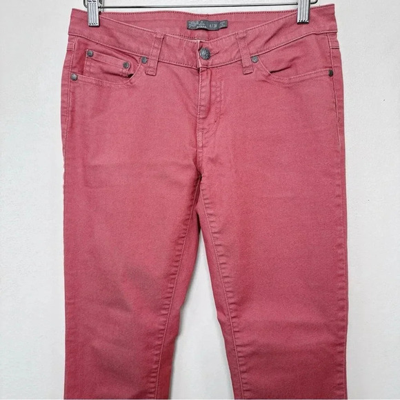 Prana Womens  28 Organic Cotton Kara Jean In Salmon Color - Picture 3 of 15